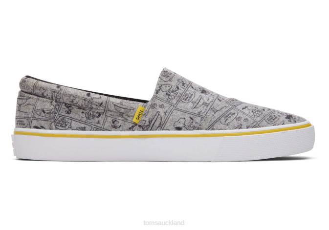 Men Comic Print Toms Peanuts Fenix Shoes R26T479
