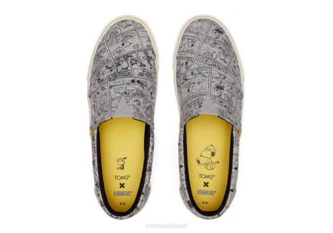 Men Comic Print Toms Peanuts Fenix Shoes R26T479