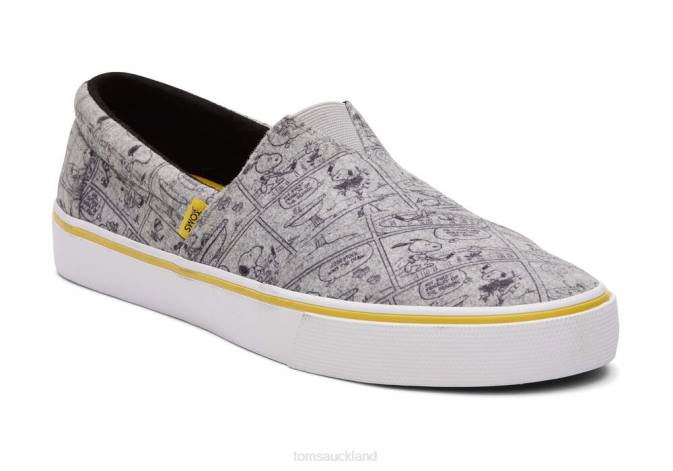 Men Comic Print Toms Peanuts Fenix Shoes R26T479