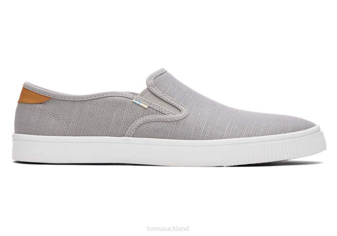 Men Grey Toms Baja Slip On Shoes R26T486