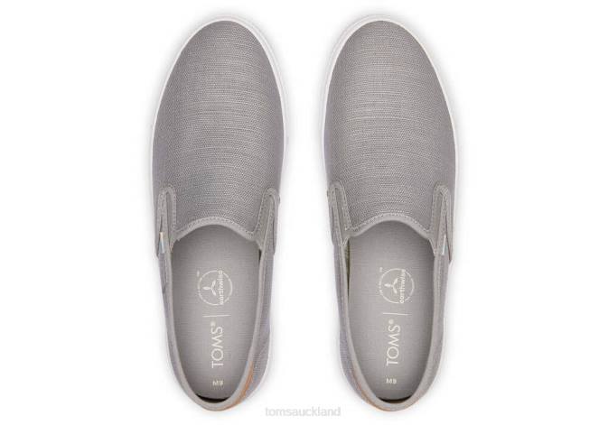 Men Grey Toms Baja Slip On Shoes R26T486