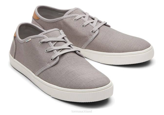 Men Grey Toms Carlo Trainers Shoes R26T454