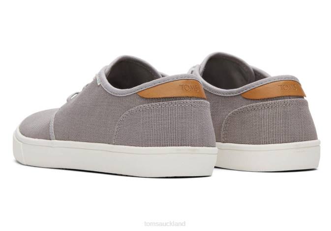 Men Grey Toms Carlo Trainers Shoes R26T454