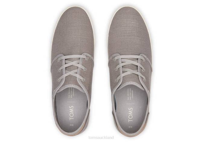 Men Grey Toms Carlo Trainers Shoes R26T454
