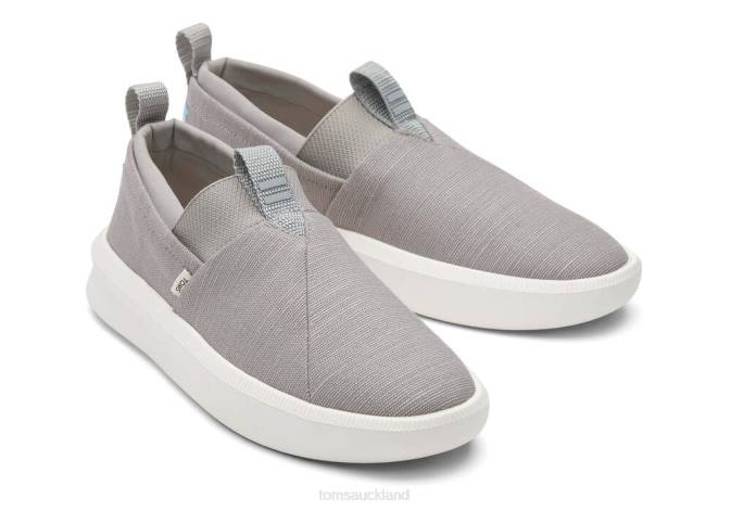 Men Grey Toms Rover Alpargata Shoes R26T489