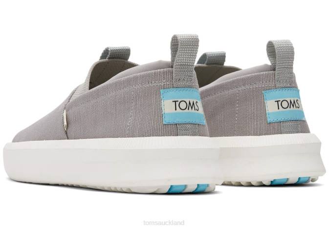 Men Grey Toms Rover Alpargata Shoes R26T489