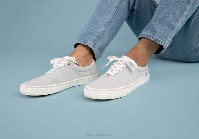 Men Lunar Grey Wash Toms Fenix Trainers Shoes R26T461