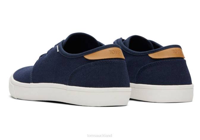 Men Navy Toms Carlo Trainers Shoes R26T452