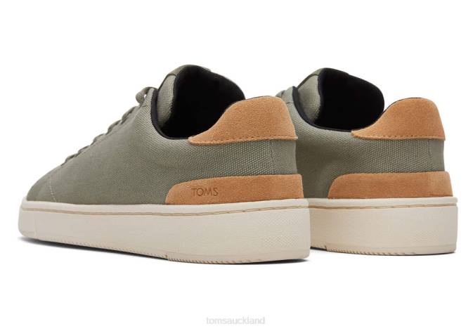 Men Vetiver Grey Toms TRVL LITE Sneaker Shoes R26T446