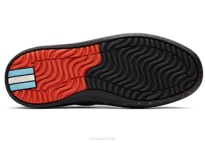 Men Water Resistant Black Toms Alpargata Rover Shoes R26T491