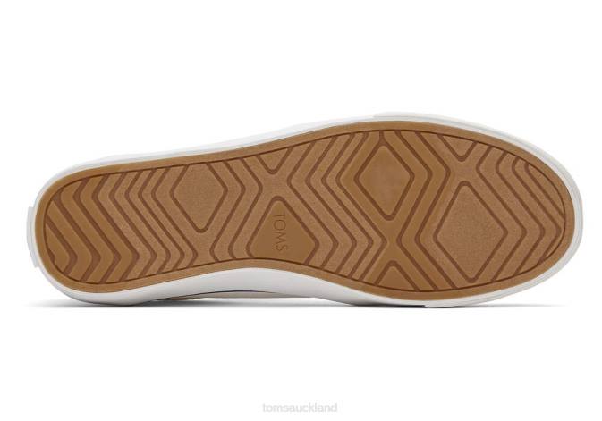 Men White Canvas Toms Fenix Lace up Shoes R26T458