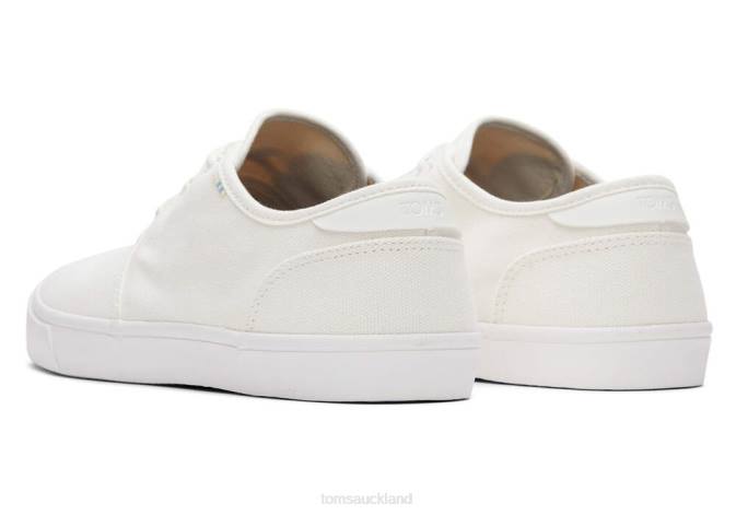 Men White Toms Carlo Trainers Shoes R26T457