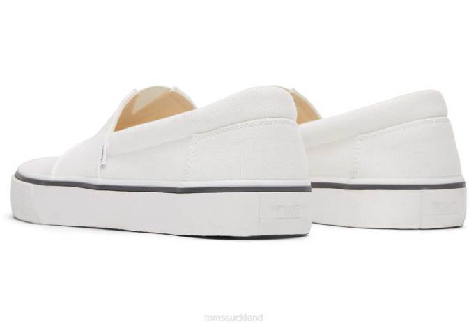 Men White Toms Fenix Slip On Shoes R26T467