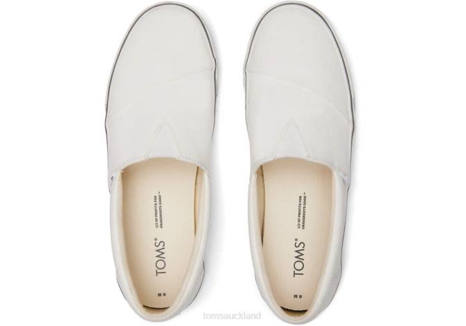 Men White Toms Fenix Slip On Shoes R26T467