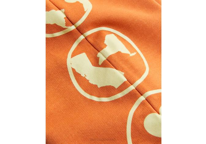 Women Orange Pants Toms KROST The Austin Sweatpants Clothing R26T369