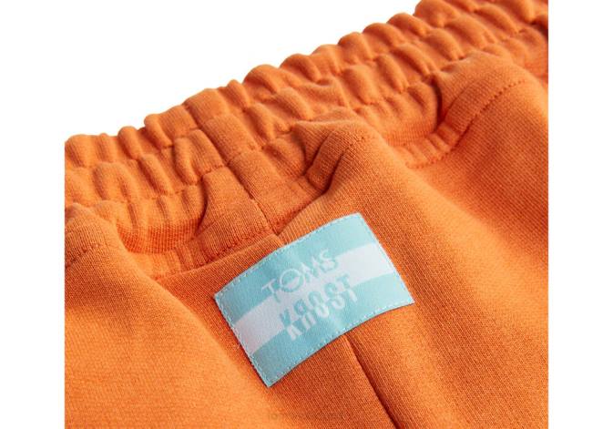 Women Orange Pants Toms KROST The Austin Sweatpants Clothing R26T369