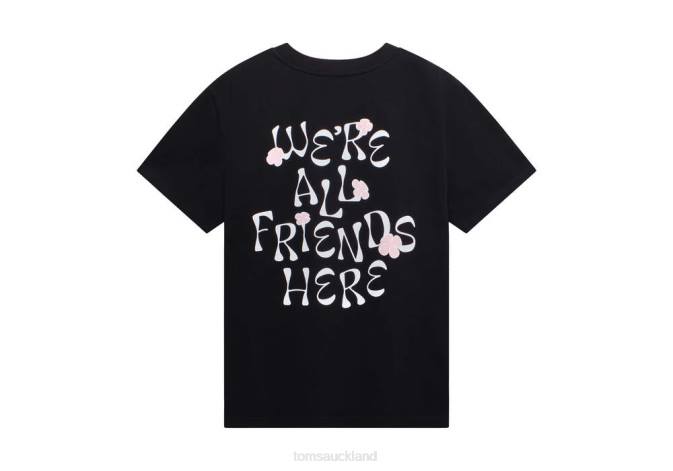 Women Black Toms KROST The Sammy Tee Clothing R26T343