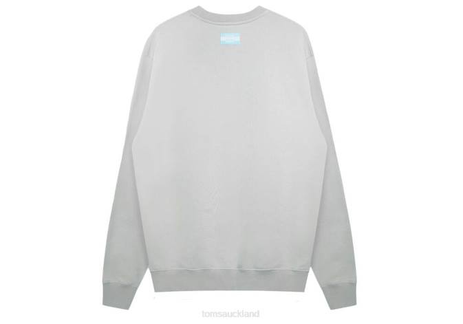 Women Grey Fleece Toms KROST The Max Crewneck Clothing R26T352