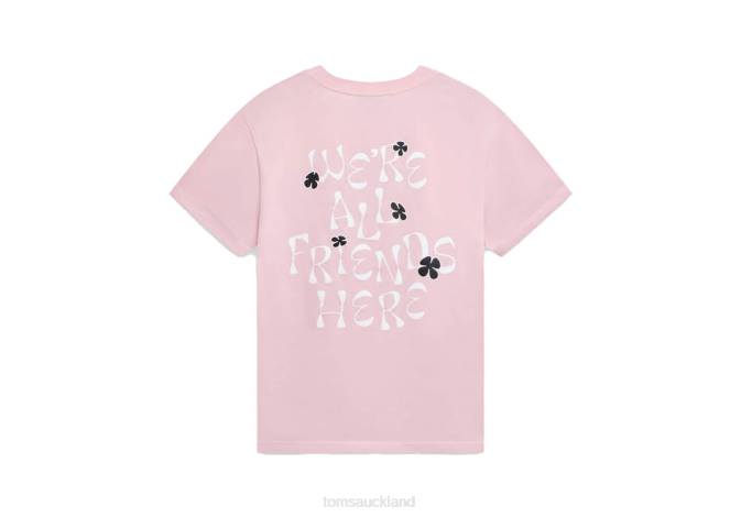 Women Pink Toms KROST The Sammy Tee Clothing R26T345
