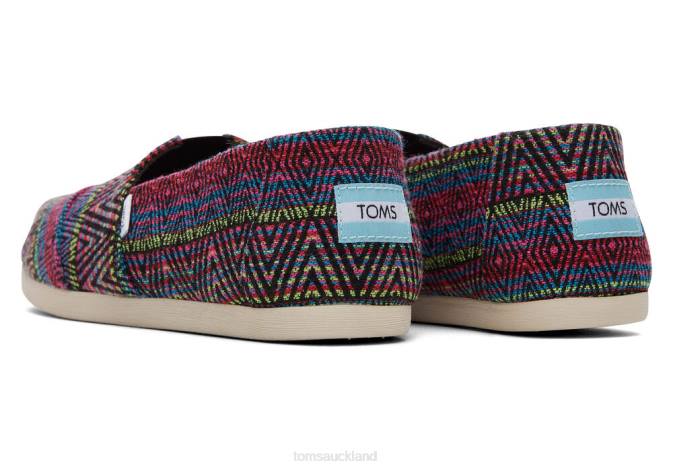 Women Black Toms Alpargata Eco Global Woven Shoes R26T131
