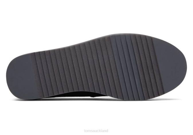 Women Black Toms Midform Alpargata Shoes R26T86