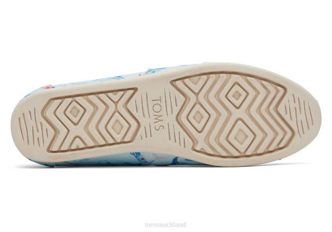 Women Blue Toms Dolphins Alpargata Shoes R26T91