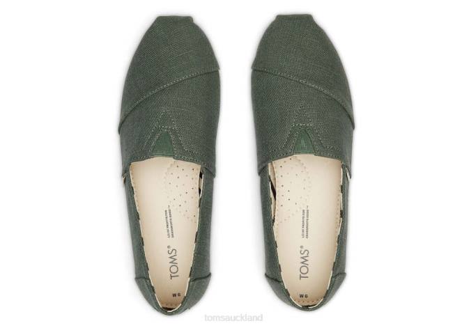 Women Bonsai Green Toms Heritage Alpargata Shoes R26T40