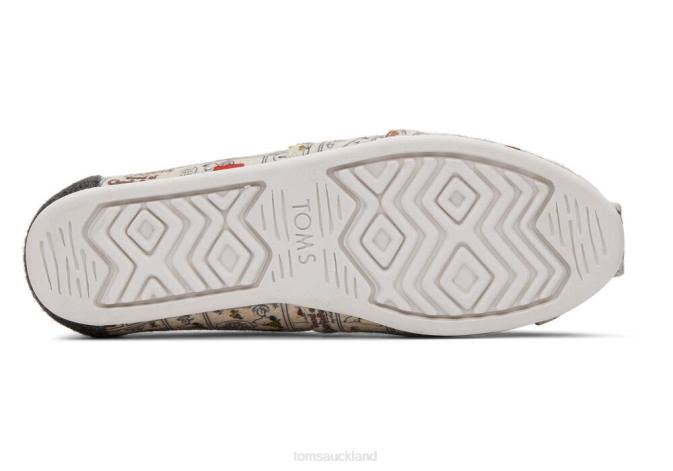 Women Comic Natural Toms Snoopy/Woodstock Alpargata Shoes R26T67