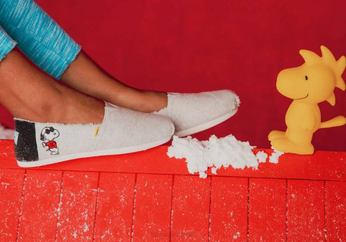 Women Felt Natural Toms Shearling Alpargata Shoes R26T66