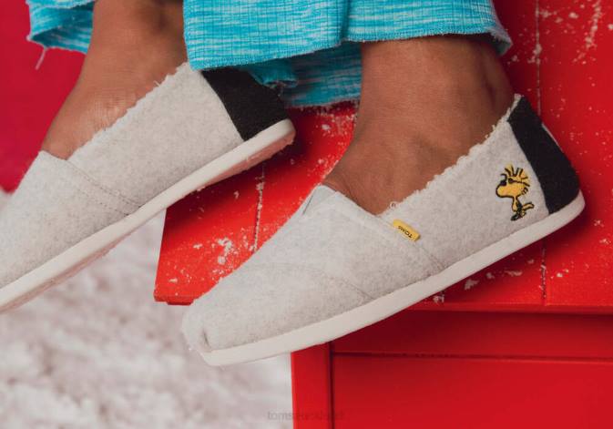 Women Felt Natural Toms Shearling Alpargata Shoes R26T66