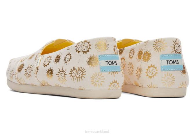 Women Foil Sun Toms Sunny Days Alpargata Shoes R26T104