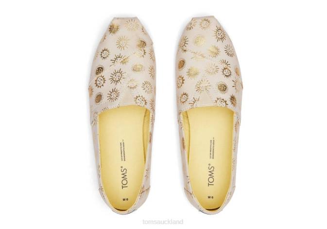 Women Foil Sun Toms Sunny Days Alpargata Shoes R26T104