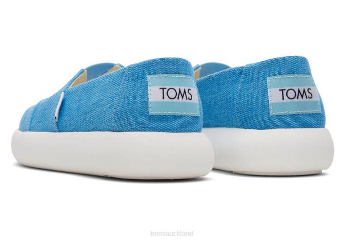 Women Island Blue Toms Mallow Eco Heritage Canvas Shoes R26T127