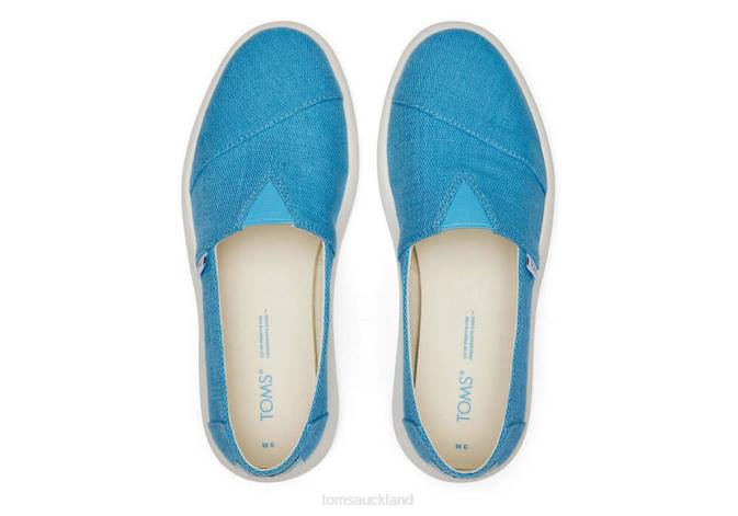 Women Island Blue Toms Mallow Eco Heritage Canvas Shoes R26T127