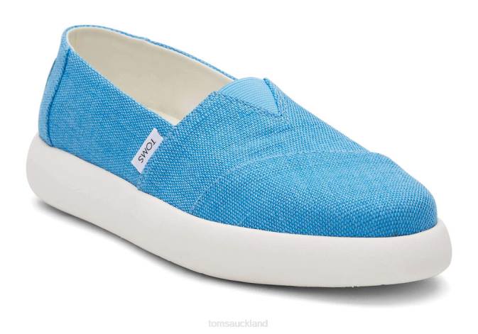 Women Island Blue Toms Mallow Eco Heritage Canvas Shoes R26T127