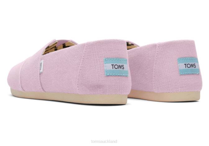 Women Light Lilac Toms Alpargata Eco Heritage Canvas Shoes R26T4