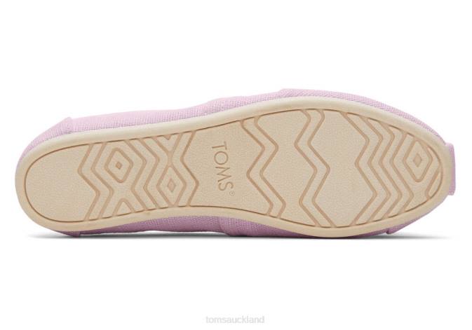Women Light Lilac Toms Alpargata Eco Heritage Canvas Shoes R26T4
