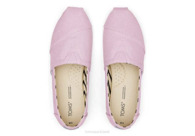 Women Light Lilac Toms Alpargata Eco Heritage Canvas Shoes R26T4