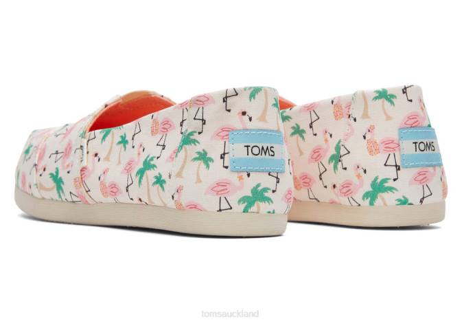 Women Light Sand Toms Flamingo Alpargata Shoes R26T106