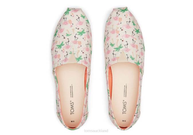 Women Light Sand Toms Flamingo Alpargata Shoes R26T106