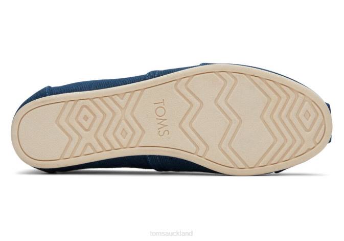 Women Majolica Blue Toms Heritage Alpargata Shoes R26T10