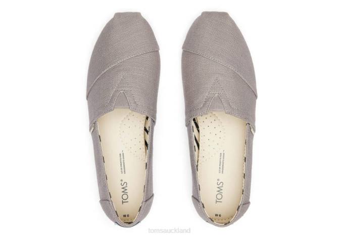 Women Morning Dove Toms Heritage Alpargata Shoes R26T11