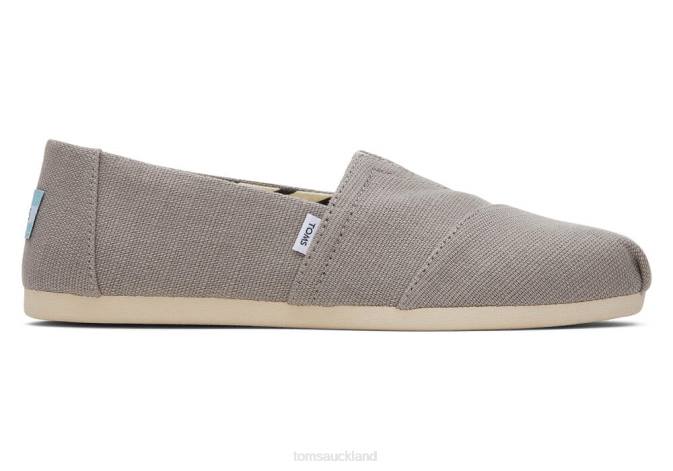 Women Morning Dove Wide Toms Alpargata Eco Heritage Canvas Wide Width Shoes R26T19