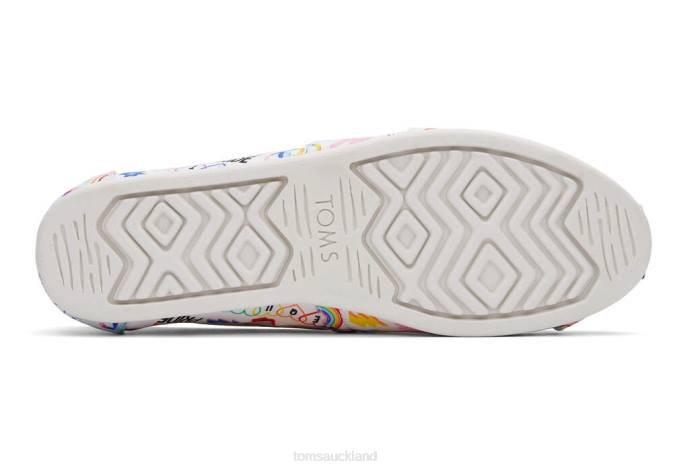 Women Multi Print Toms Unity Pride Alpargata Shoes R26T94