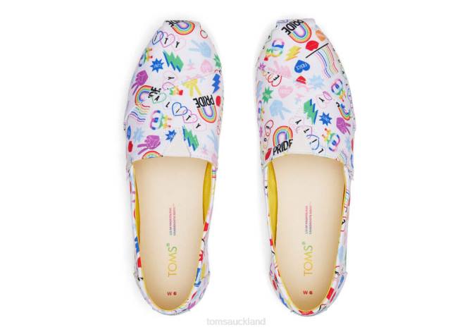 Women Multi Print Toms Unity Pride Alpargata Shoes R26T94
