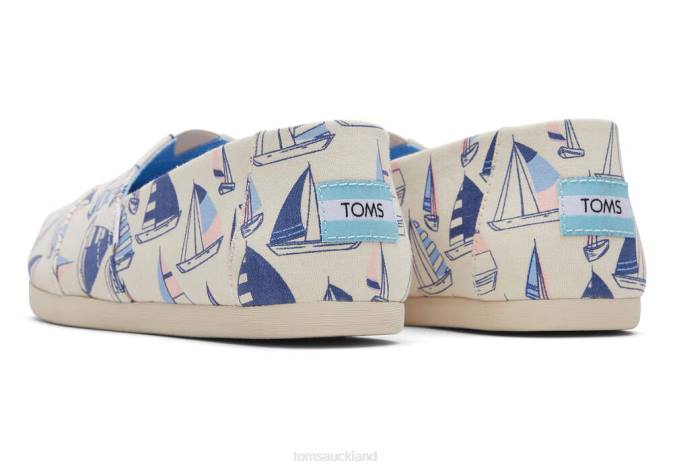 Women Natural Sailboats Toms Sailboats Alpargata Shoes R26T93