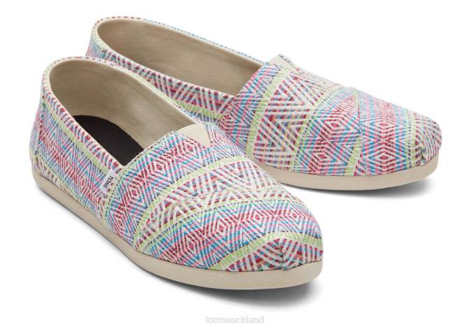Women Natural Toms Alpargata Eco Global Woven Shoes R26T124