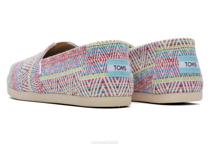 Women Natural Toms Alpargata Eco Global Woven Shoes R26T124