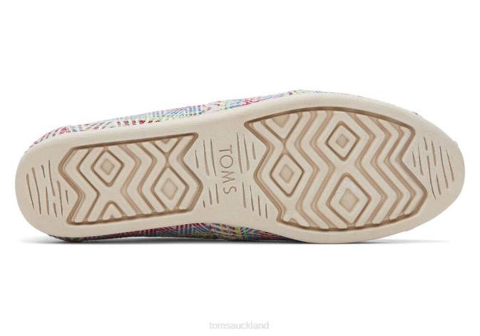 Women Natural Toms Alpargata Eco Global Woven Shoes R26T124