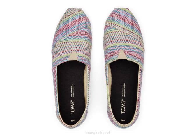 Women Natural Toms Alpargata Eco Global Woven Shoes R26T124